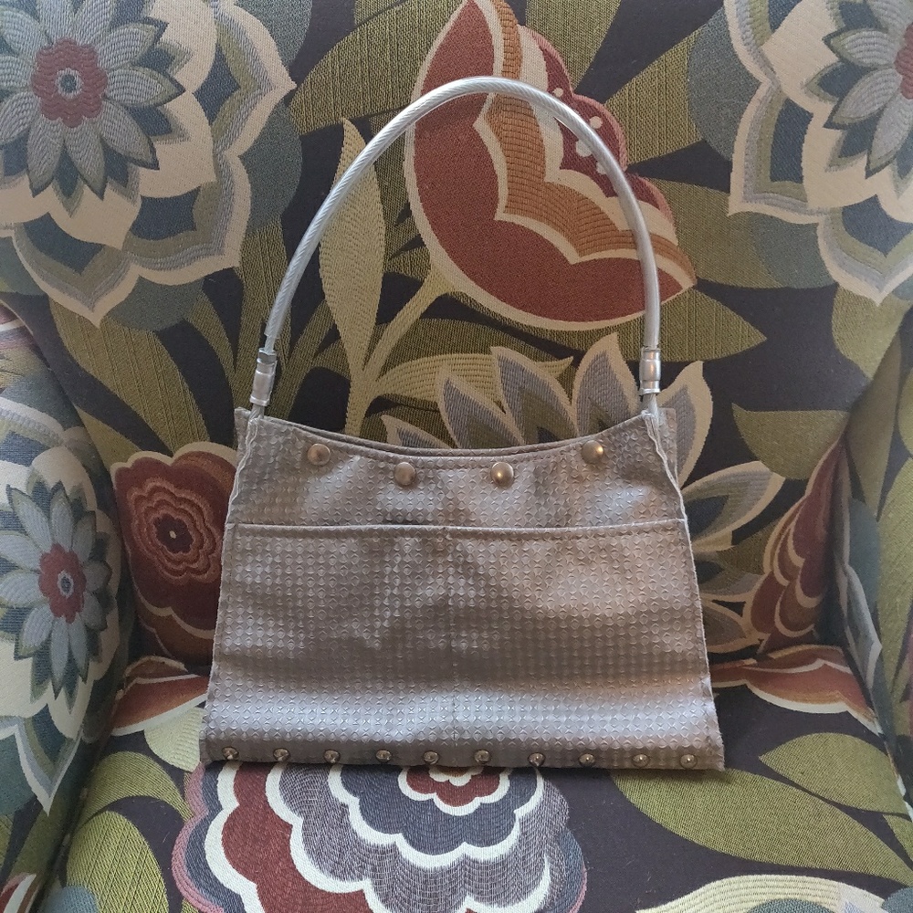 Hardware by Renee silver handbag.